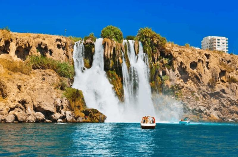 Antalya Boat Tour: Düden Waterfall, Swim & Soft Drinks