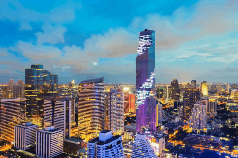 Bangkok: Mahanakhon SkyWalk Entry Ticket with Options