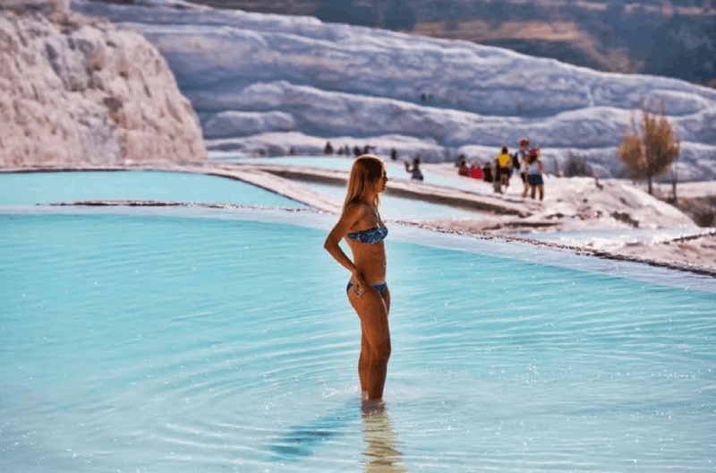 From Kusadasi and Selcuk: Pamukkale and Hiearapolis Tour