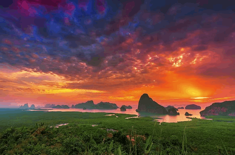 From Phuket: Deluxe James Bond Sunset Tour & Canoe Adventure