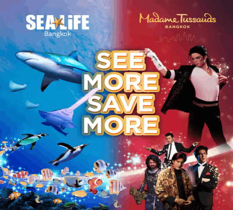 Bangkok: SEA LIFE Bangkok & Madame Tussauds Entry Ticket